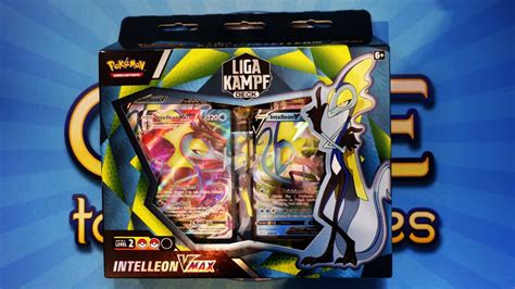 Pokemon Liga Kampf Deck Intelleon VMAX Opening Unboxing YouTube