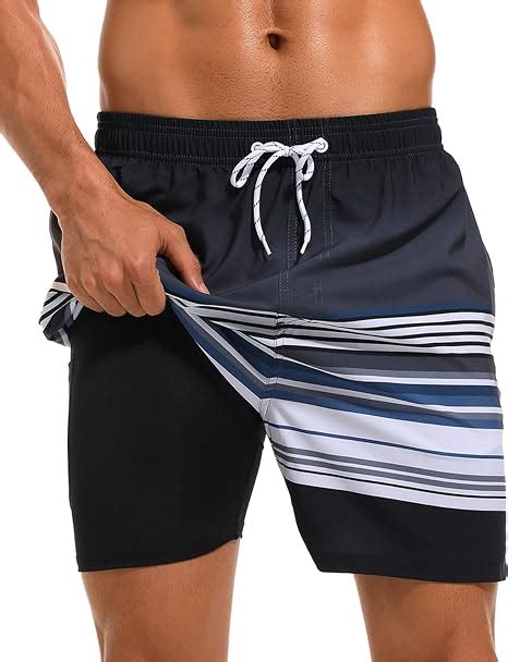 Silkworld Quick Dry Mens Swimming Trunks With Compression Liner Bathing