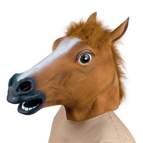 Creepy Horse Head Mask | The Green Head