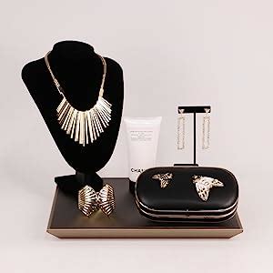 Amazon Foraineam Pieces Black Velvet Necklace Bust Display