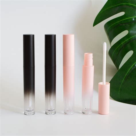 3 5ml Pink Color Round Empty Lip Gloss Tubes Container Matte Etsy