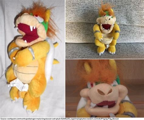 Extremely Rare Officially Licensed 2002 Bowser Plush From Spain