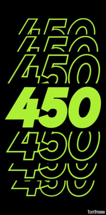 450 Text Effect And Logo Design Number