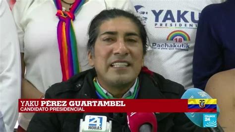 Yaku P Rez Es El Candidato Del Movimiento Ind Gena A La Presidencia De