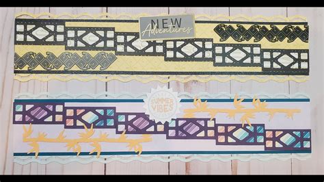 Creative Memories Mosaic Diamond Chain Border With Sweet Summer Paper