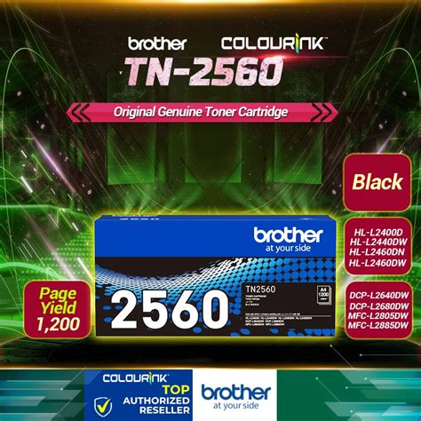 Brother Original Genuine Tn 2560 Toner 12k For Dcp L2640dw Hl