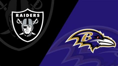 Ravens Vs Raiders Mnf Livestream Youtube