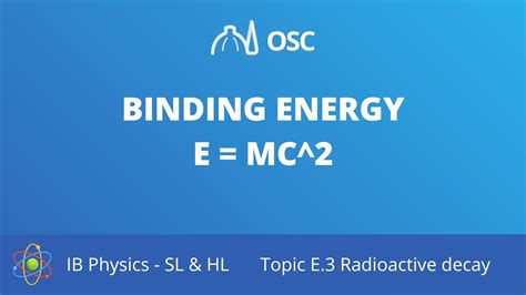 Binding Energy E Mc 2 [ib Physics Sl Hl] Youtube