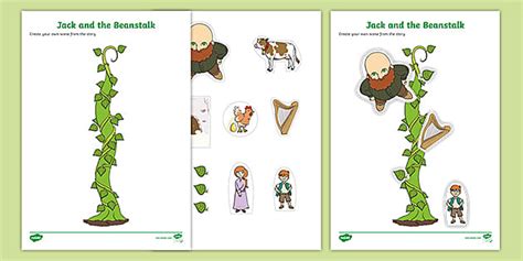 Jack And The Beanstalk Cutting Skills Activity Twinkl