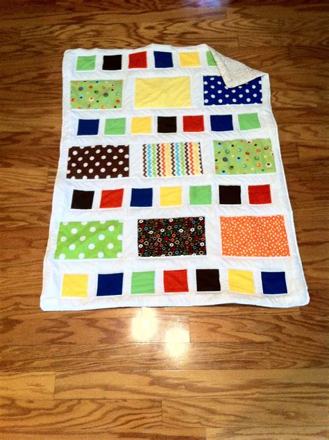 Polka Dots And Solids Baby Quilt Quilts Baby Quilts Polka Dots