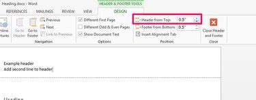 How to Add a Line to a Header in Word | Techwalla