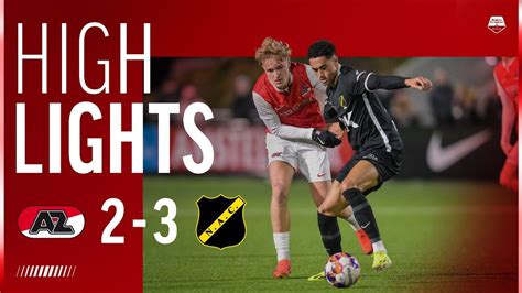 Highlights Jong Az Nac Breda Youtube