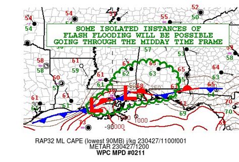 Nws Weather Prediction Center On Twitter Wpcmd 0211 Affecting Southeast Lacentral