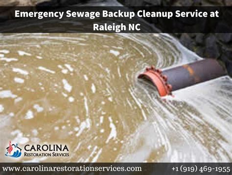 Carolina Restoration Services Is Always On Call For Emergency Sewage