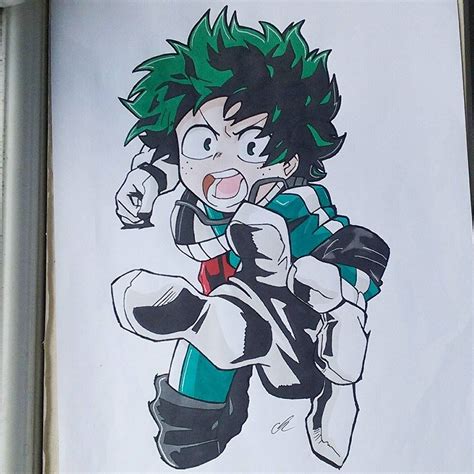 How To Draw Izuku Midoriya My Hero Academia Youtube