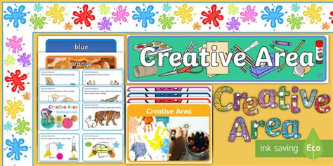 👉 Creative Area Eyfs Classroom Set Up Pack Teacher Made