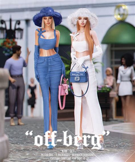 Kim Set Feat Bergdorfverse Off Line In 2024 Sims 4 Sims 4 Mods