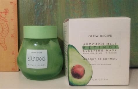 Glow Recipe Avocado Melt Retinol Sleeping Mask 2.37 oz / 70 ml Full Size