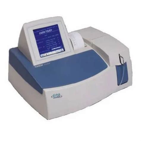 Semi Automatic Erba Chem 7 Transasia Biochemistry Analyzer Assays