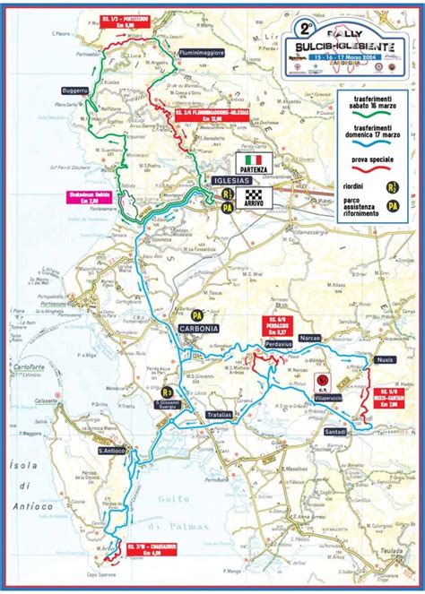 Rally Sulcis Iglesiente Programma Speciali Marzo