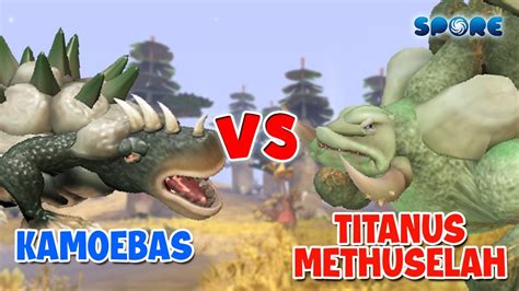 Titanys Methuselah Vs Kamoebas Titan Face Off S5E10 SPORE YouTube