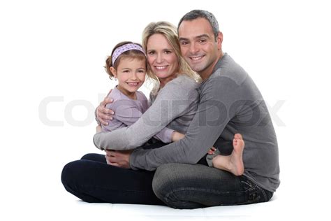family hug stock image colourbox