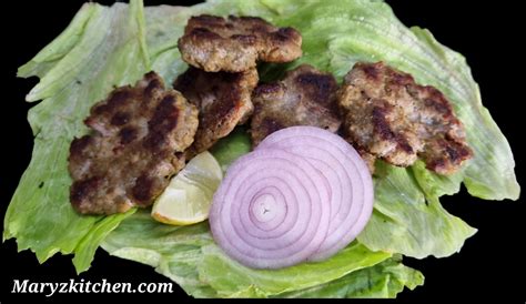 MUTTON SEEKH KEBAB RECIPE - Mary's Kitchen