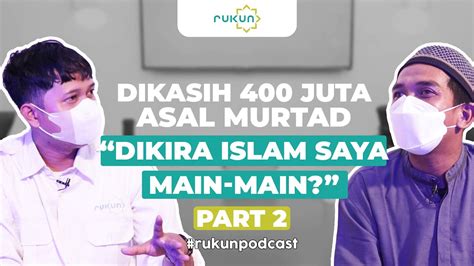 Hidayah Sang Mualaf Haru Ditawari Juta Agar Murtad Ali Pilih