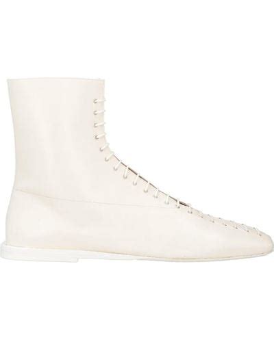 Natural Jil Sander Boots For Women Lyst