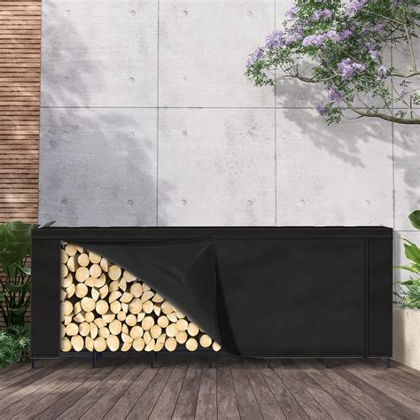 Buy Liantral Firewood Rack Outdoor With Cover Ft Fire Wood Log