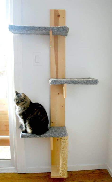 19 Adorable Free Cat Tree Plans For Your Furry Friend Homesthetics