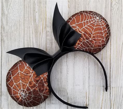 Halloween Mickey Ears Halloween Minnie Ears Disney Ears Goth Mickey