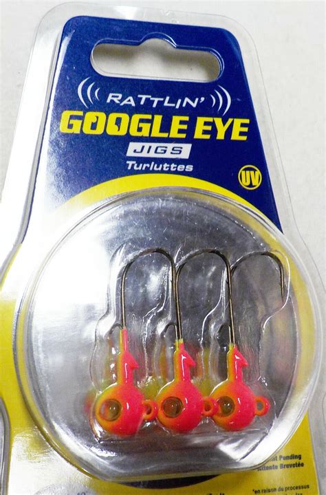 Baits & Lures Kalin's Google Eye Rattlin' 3/8 oz Select Color Jig Heads ...