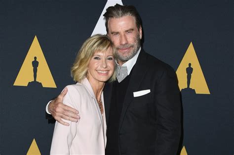 John Travolta And Olivia Newton John Were All Smiles During Grease