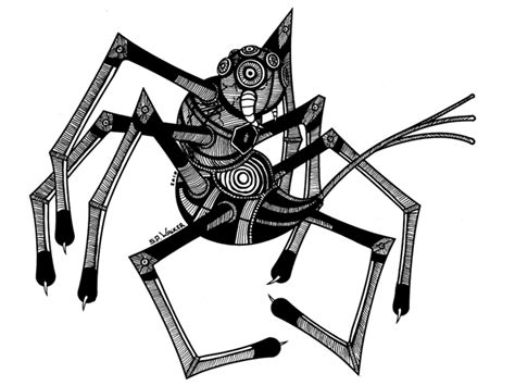 Mechanical Spider by sp-illustrator on deviantART