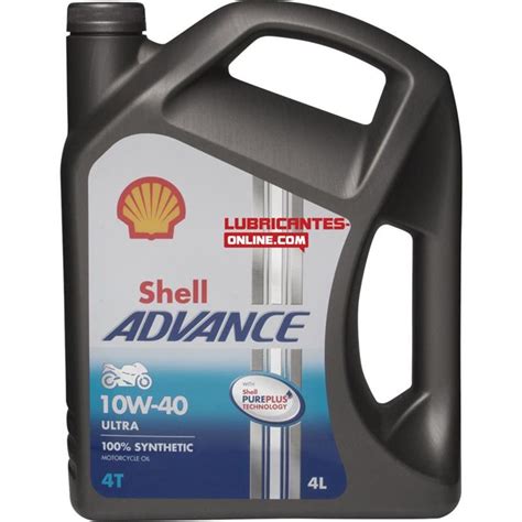 Shell Advance Ultra 4T 10w40 4L Lubricantes Online