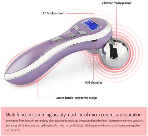 4d Electric Microcurrent Vibration Face Lift Massager Facial Body To