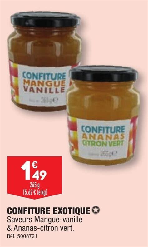 Promo CONFITURE EXOTIQUE Chez ALDI