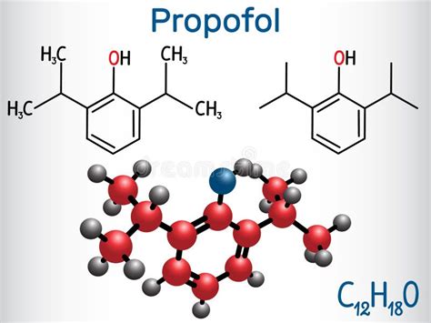 Halothane Molecule Conceptual Molecular Model Chemical 3d Rendering Stock Illustration