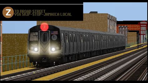 OpenBVE Special Z Train To Broad Street Via Skip Stop Jamaica Local