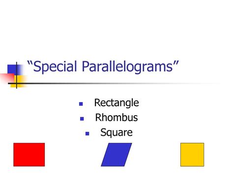 Parallelograms Have Properties Ppt Download