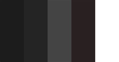Color Palette generated based on #1C1C1C, #242424, #444444, #292121 ...