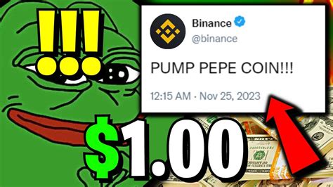 Breaking Binance Turns Pepe Into A 100 Giant This Month Pepe