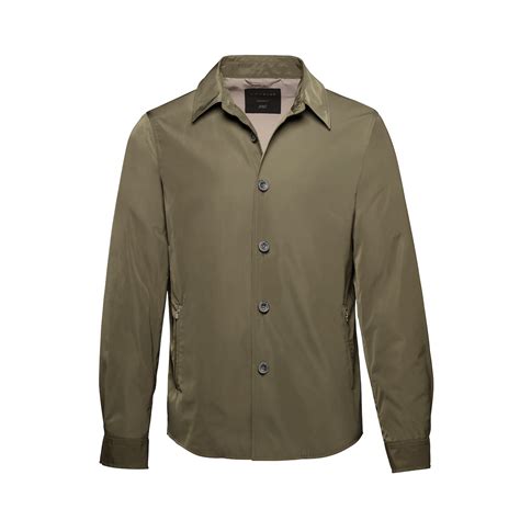 Olive Tech Shirt Jacket Jhilburn