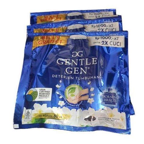 Gentle Gen Deterjen Cair Ml Renceng Isi Sachet Lazada Indonesia