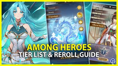 Among Heroes Tier List Reroll Guide September