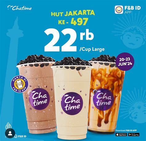 Hanya Di Juni Promo Chatime Dan Janji Jiwa Khusus Hut Jakarta Dan