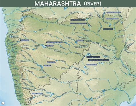 Maharashtra River Map UPSC