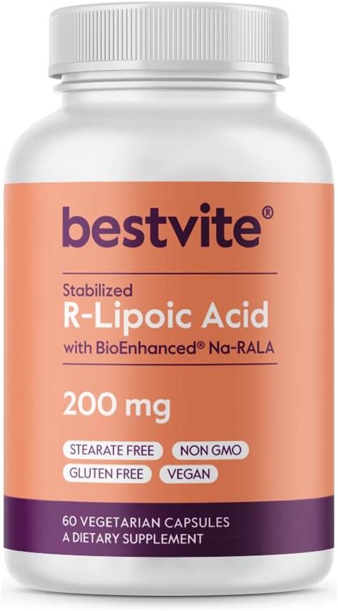 Amazon Bestvite R Lipoic Acid Mg Stabilized With Bio Enhanced