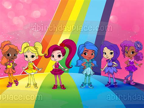 Rainbow Rangers Anna Banana and Friends Edible Cake Topper Image ABPID ...